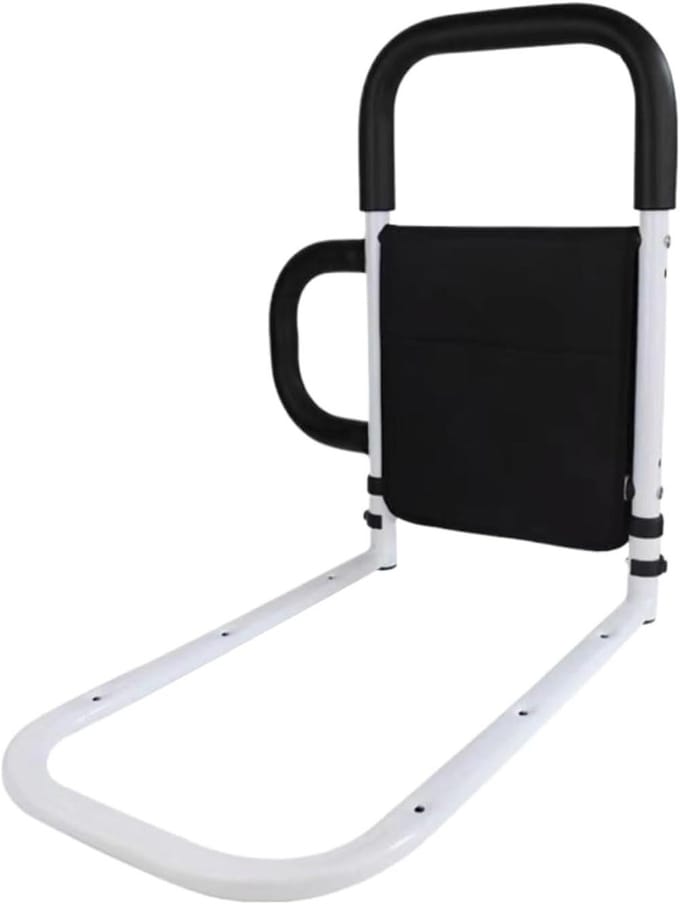 Bedhek voor Senioren - Bedbeugel Hulpbeugel - Veiligheid in Bed - Antislip Handgreep - 32 cm - Wit