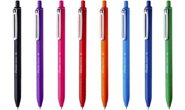 Balpen Pentel BX470 iZee medium lichtblauw