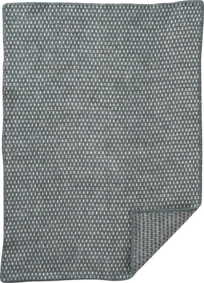 Klippan - wiegdeken -Knut wollen wiegdeken –groen- 65x90 cm