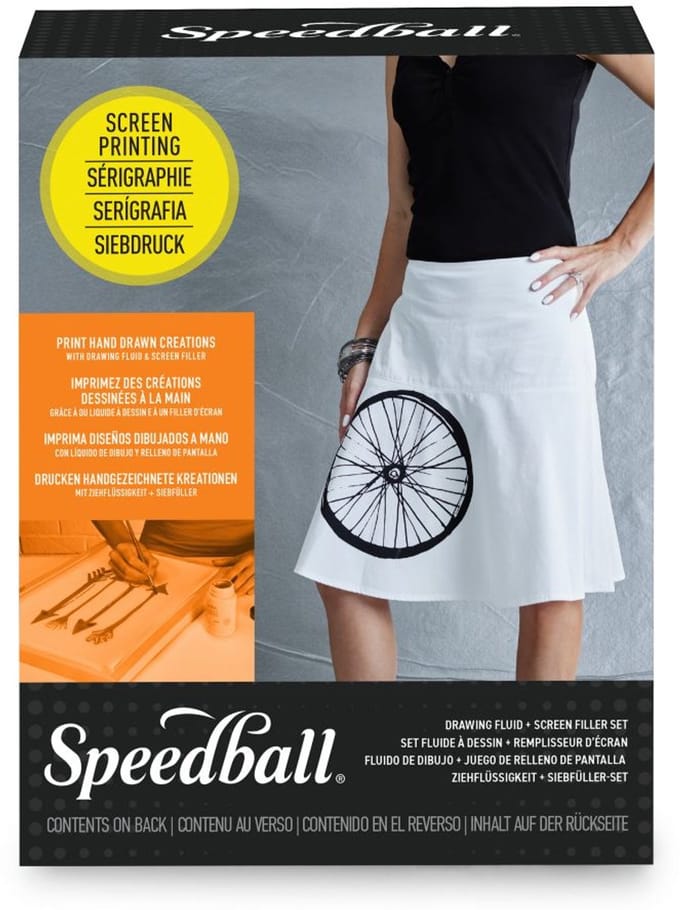 Cover set for screen printing Speedball Kit 2x237ml