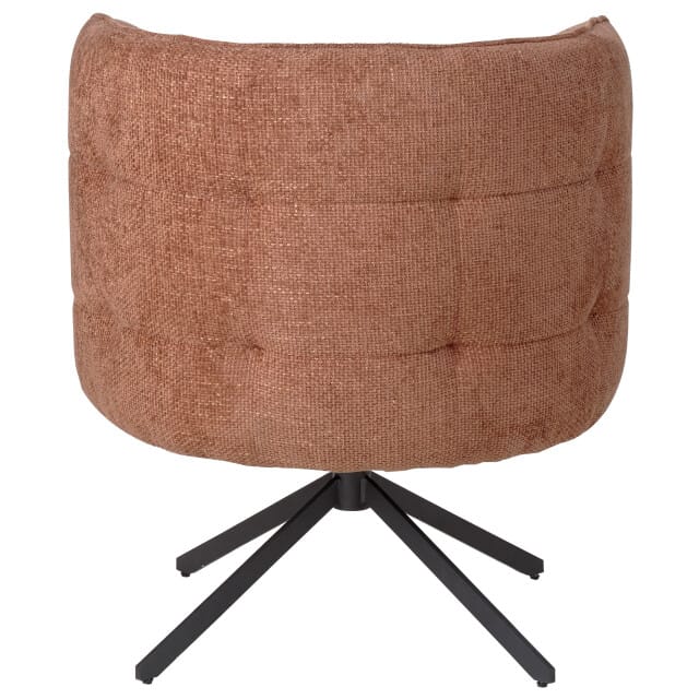 PTMD - Eetkamerstoel Odin - Bruin - 67x73x80cm
