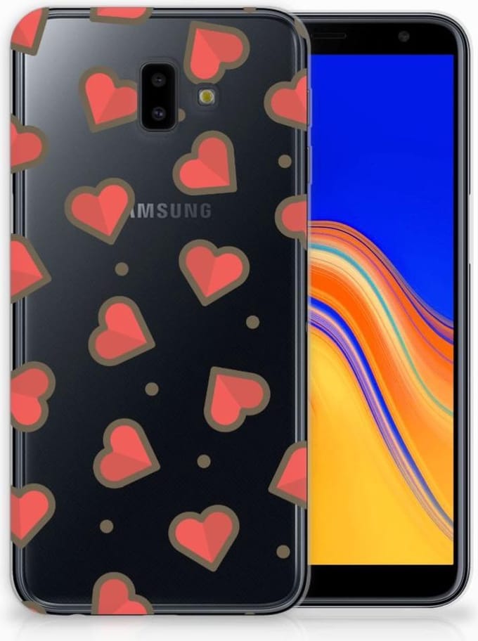 Samsung Galaxy J6 Plus (2018) TPU bumper Hearts