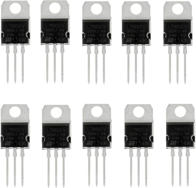 10x Spanningsregelaar 5V 1.5A - Vast Voltage Stabilisator TO-220