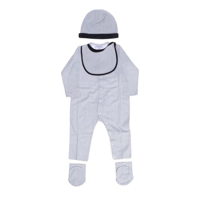 Emporio Armani EA7-rompertjesset voor baby’s (Blauw)