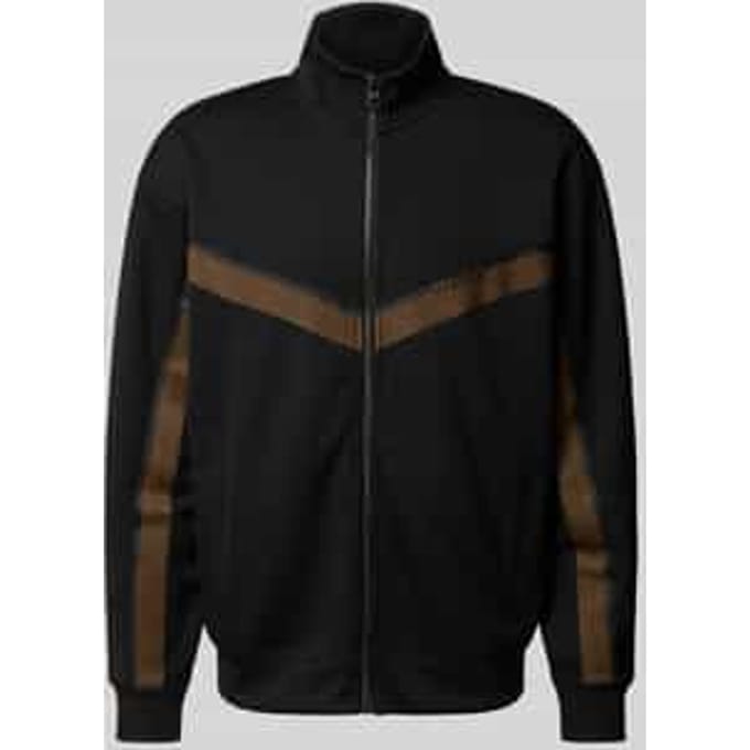 Regular fit sweatjack van katoenmix, model 'DINGMOOR'