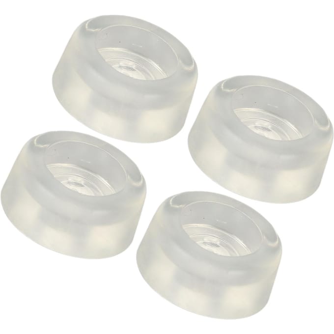 4 Stuks Naaimachine Bedkussen Zacht PVC Plastic Elastisch Helder Vibratiedempend Naaimachine Kussen voor Reparatie Vervanging white