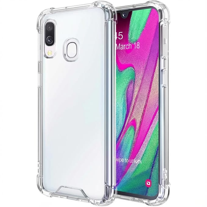 imoshion Hoesje - Geschikt voor Samsung Galaxy A40 - Shockproof Case - Transparant