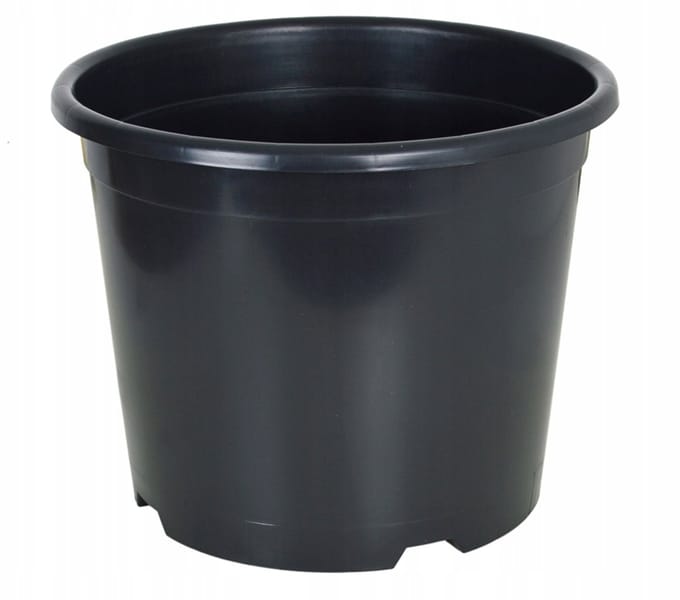 Stevige Kweekpot met Rand 33x27cm - 15L - Zwart