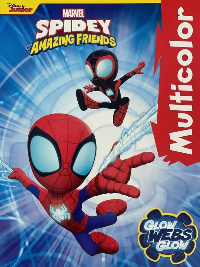 MultiColor kleurboek - Disney Junior - Marvel Spidey and his Amazing Friends