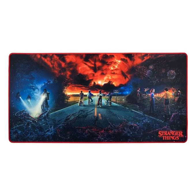 Stranger Things - XXL muismat - 90cm x 47cm - ideaal voor thuiswerken en gaming