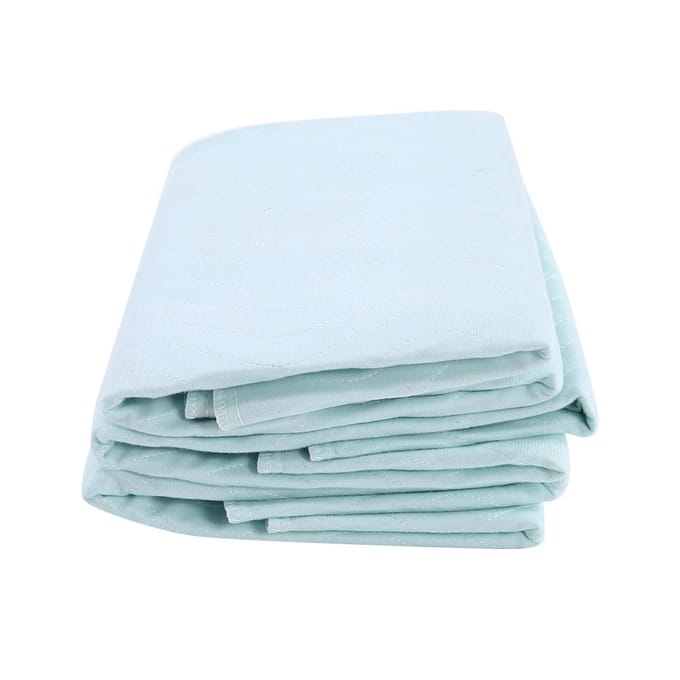 Lot de 3 alèses réutilisables, lavables et imperméables pour enfants et adultes white