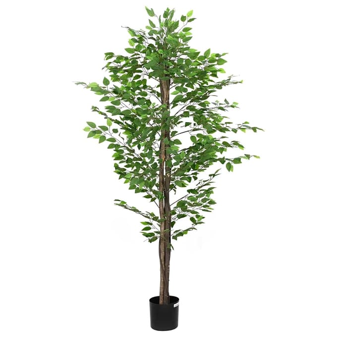 vidaXL - Kunst - Ficus - Plant - 1260 - bladeren - 200 - cm - groen
