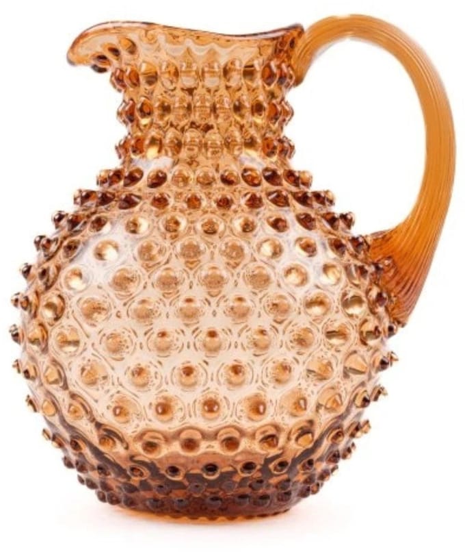 Anna von Lipa - Paris Hobnail Karaf 2L new brown - Karaffen glas