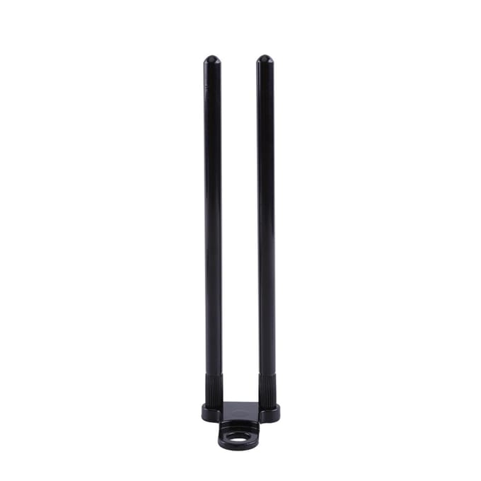 Zwarte Aluminiumlegering Snag Bar Oren Winddichte Hengel Connector Voor Beetmelder black
