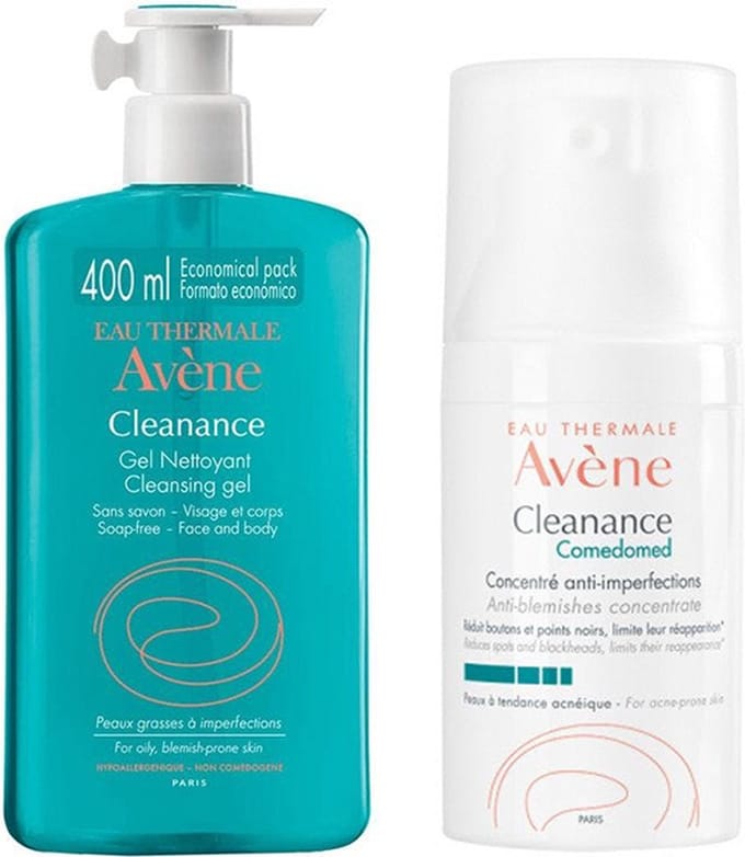 Avène Cleanance Reinigingsgel en Comedomed Concentraat Bundel