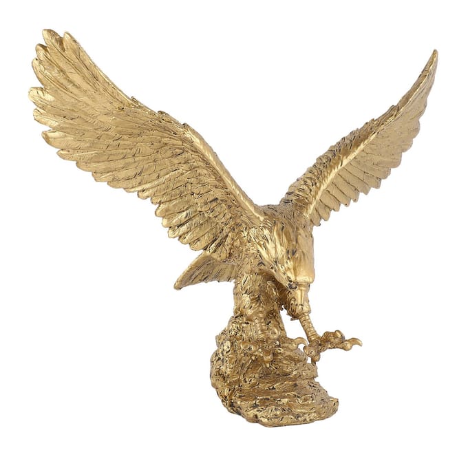 Hars Adelaar Beeld Decor Levendig Decoratief Adelaar Beeld Sculptuur Figuur voor Huis Woonkamer beige