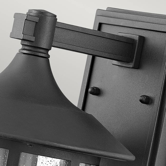 Hinkley LED Wand Buitenlamp Freeport | 1X E27 Max 40W | IP44 | Dimbaar | Textured Black