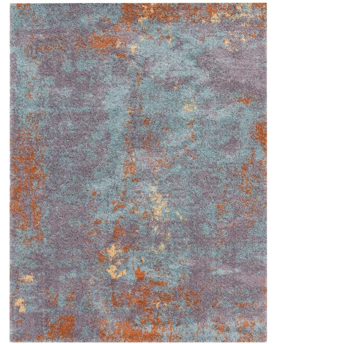 Hoogpolig tapijt Padella multicolor 80x150 cm