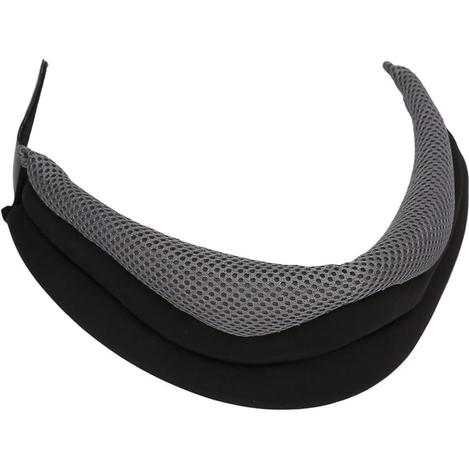 Collier cervical en éponge Respirant Coussin en U Soutien du cou Orthèse pour dormir Noir Gris gray