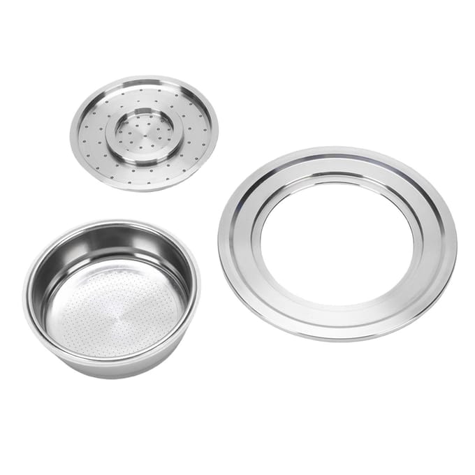 Tasse Capsule de Café Réutilisable Compatible avec Machine à Café SENSEO Capsule Rechargeable Filtre en Acier Inoxydable white