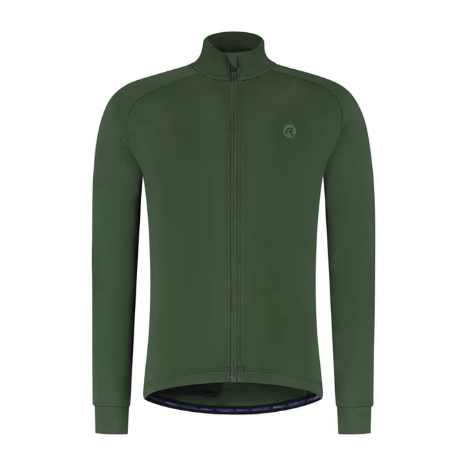 Rogelli Essential II Heren Fietsshirt - Lange Mouw - Groen
