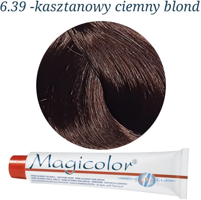 KLERAL MagiColor 6.39 kastanjebruine donkerblonde haarverf 100 ml