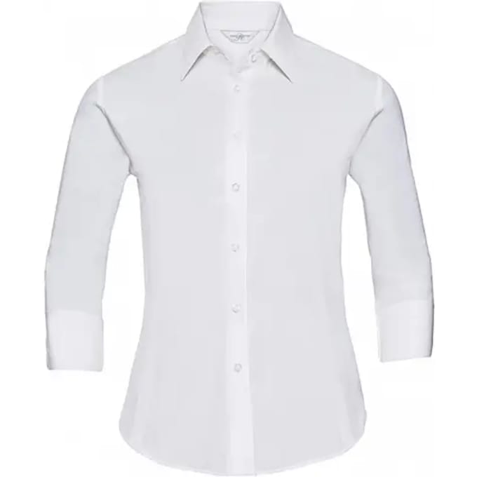 Blouse met 3/4 mouwen voor dames Russell Athletic Easy Care