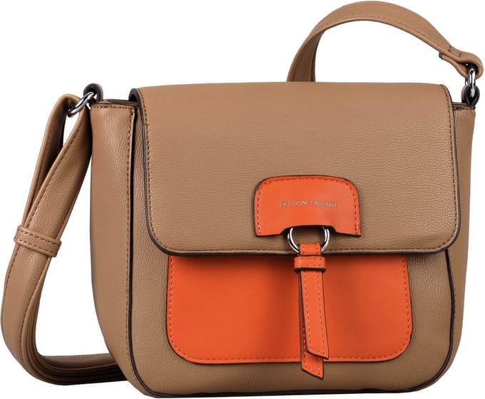 TOM TAILOR Schoudertas Bonnie Flap Bag Mixed Nougat Lichtbruin