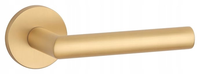 Arabis Slim Deurkruk Mat Goud Rond Rozet 7mm
