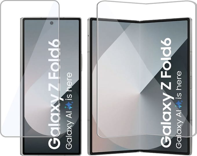 Geschikt voor Samsung Galaxy Z Fold 6 - Screenprotector - Beschermglas Folie