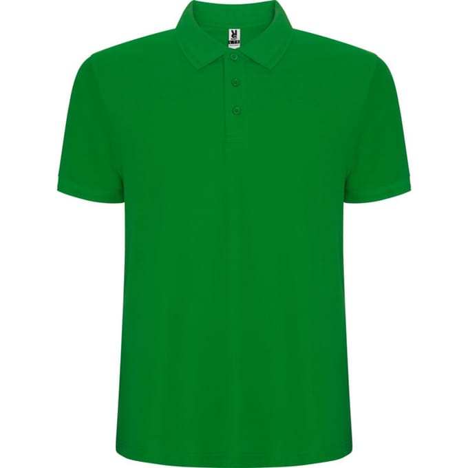 Roly Heren Pegaso Premium Effen Polo Shirt (Grasgroen)