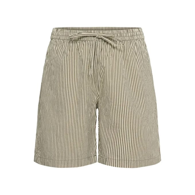 Damesshort KAFFE Curve Nana Striped