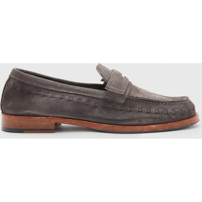 AllSaints Sammy Loafer Grey Taglia: 46 | Mocassini Outlet | Uomo | Grigio
