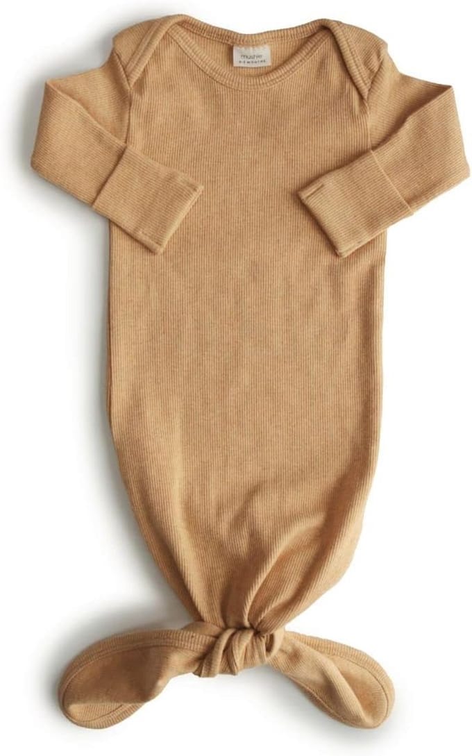 Mushie - Knotted Sleeping Bag/Body - Sleeping Bags - Mustard Melange