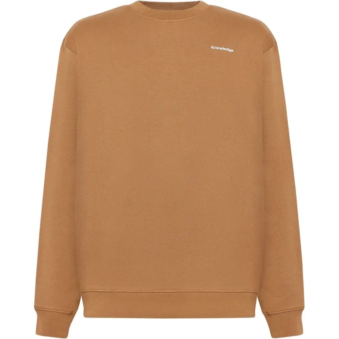 Ronde Hals Sweatshirt met Print KnowledgeCotton Apparel