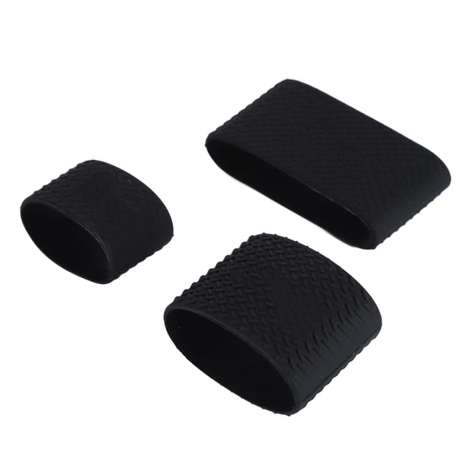 3 STUKS Clipper Grip Multifunctionele Siliconen Antislip Clipper Ring Mouw Kappersgereedschap voor black