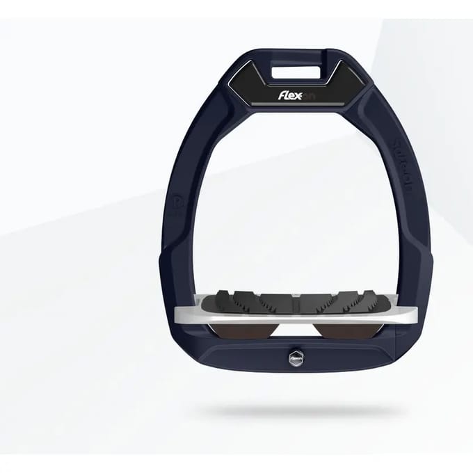 Veiligheidsbeugels voor ruiters Ingekeerd Grip Marine/Zwart/Bruin Flex-On Safe-On