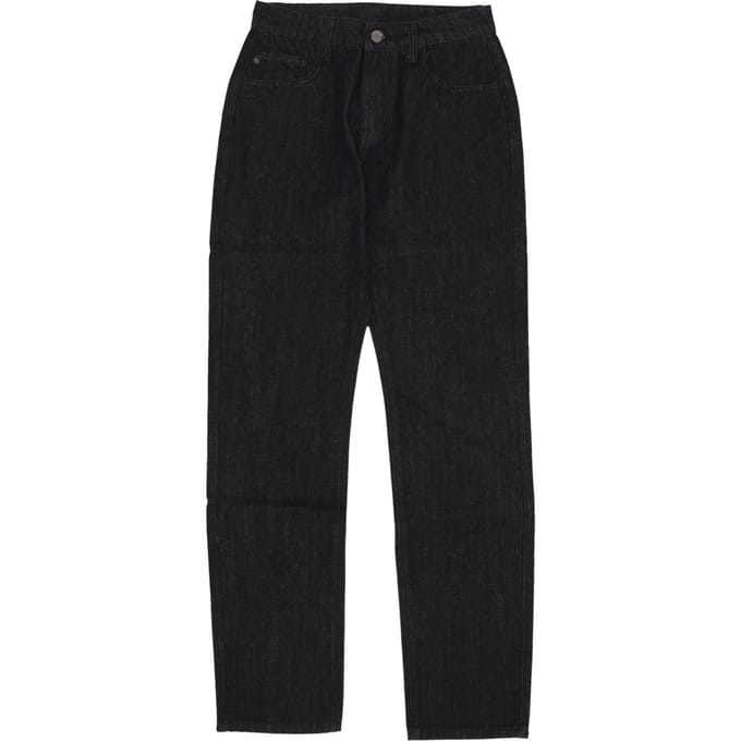 Herenjeans Denim 5 Zakken Broek Zwart