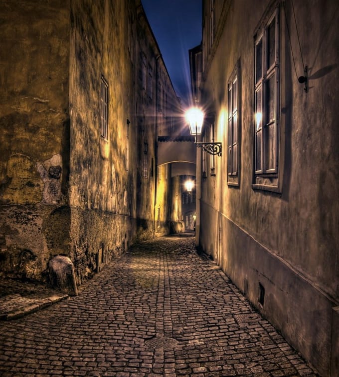 Fotobehang - Street 225x250cm - Vliesbehang