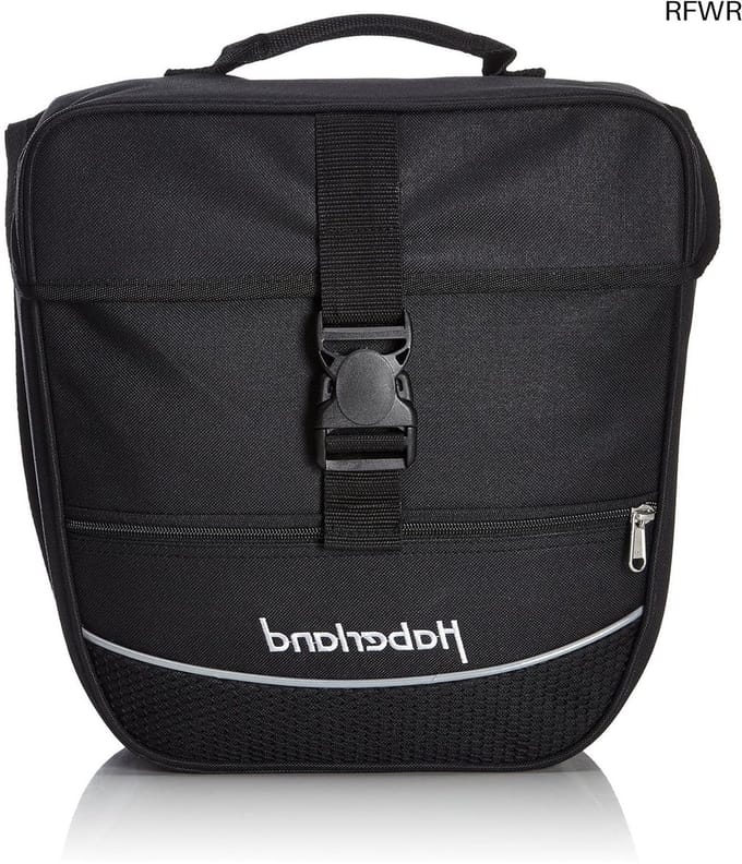 RFWR® Instap Fietstas Zwart 12,5L - Durable en Ruimtebesparend