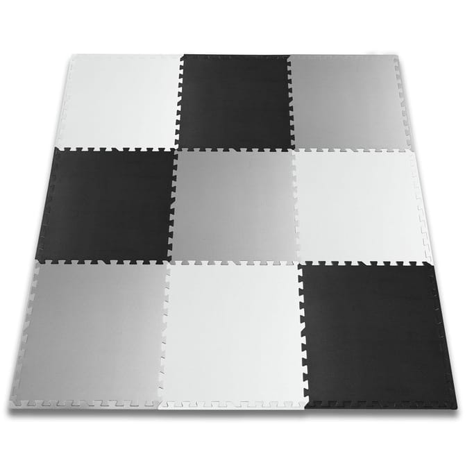 Grote schuimrubberen puzzelmat Ricokids 180x180cm 9 stuks