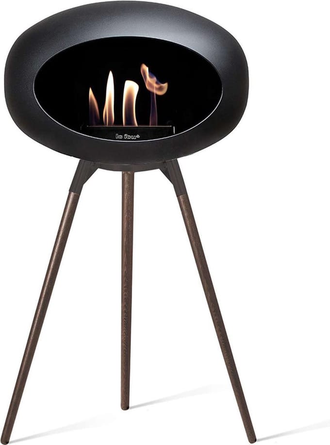 Le Feu Ground Wood - Black/Black/Smoked Oak - 79cm