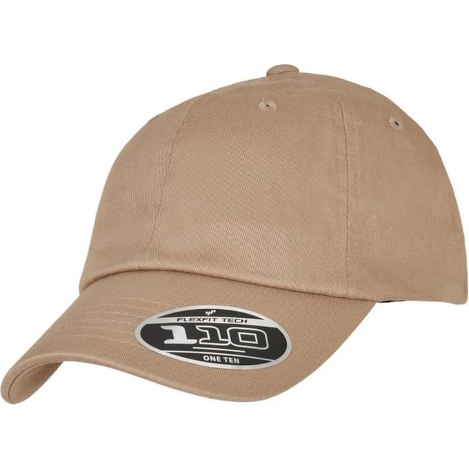 Flexfit 110 Alpha Eco Wassen Unstructured Baseball Cap (Zwart)