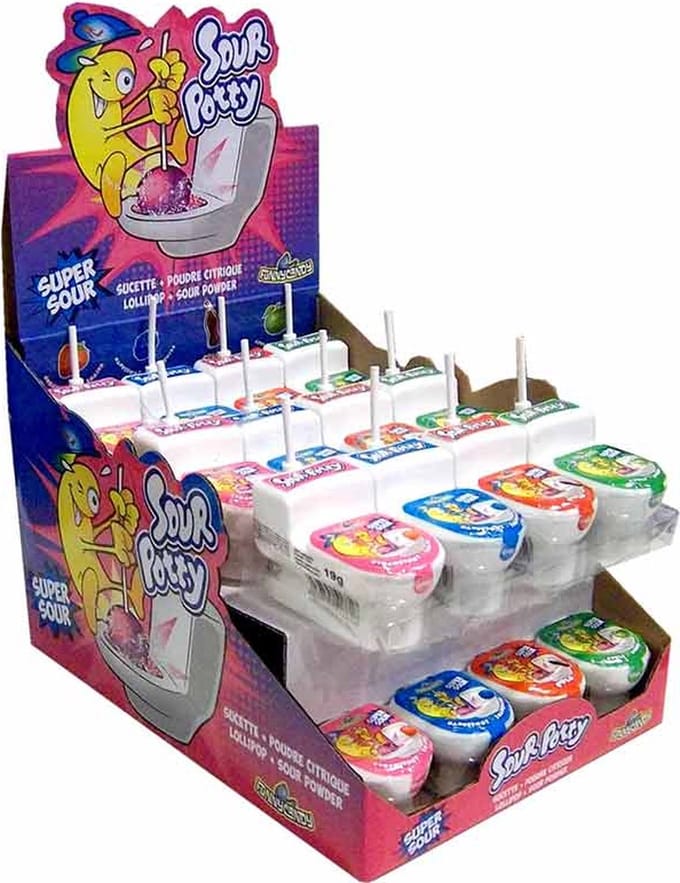 Sour Potty - 24 stuks - Traktatie