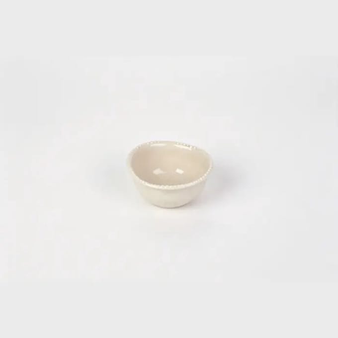 Bavary Pearls Serveerschaal - 6 stuks - 9 cm - Beige