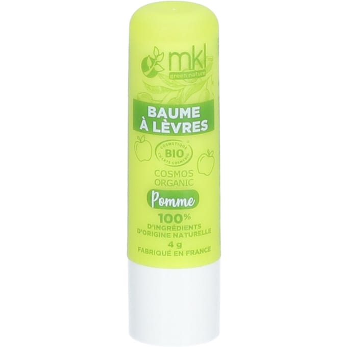 MKL Green Nature Biologische Lippenbalsem 4 g (Smaak : Appel)