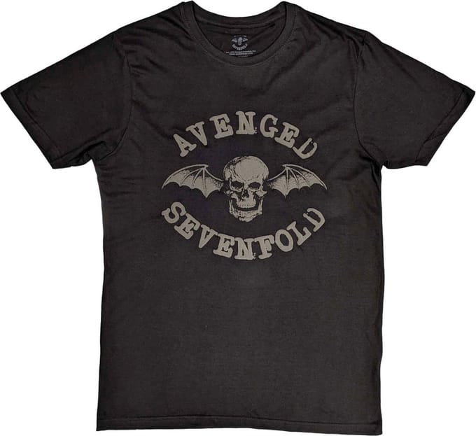 Avenged Sevenfold - Classic Deathbat Heren T-shirt - 2XL - Zwart