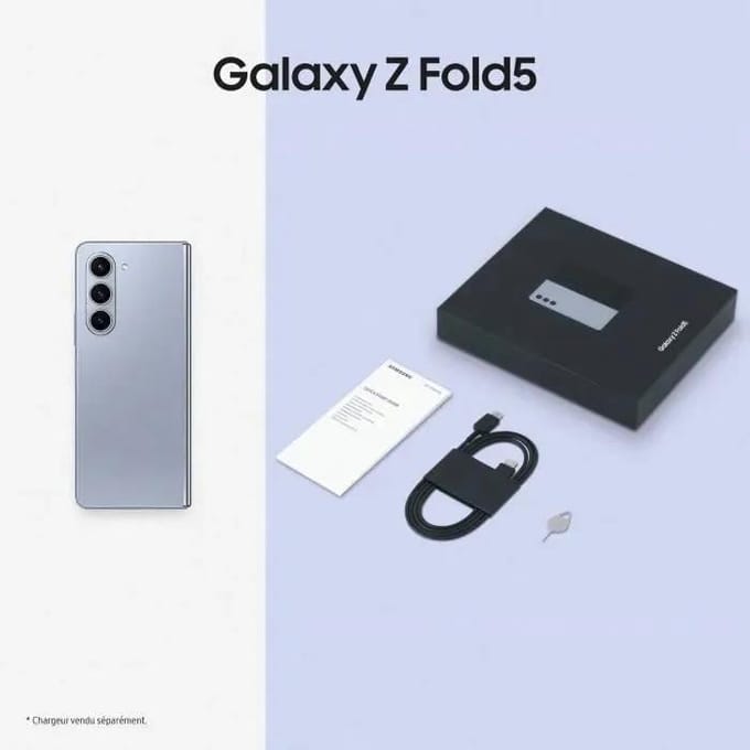 Samsung Galaxy Z Fold5 5G Dual SIM Ontgrendeld Opvouwbare Android Smartphone 12GB+256GB Gloednieuw Verzegeld 512GB wit