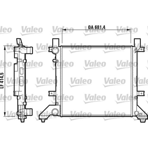 Radiator, motorkoeling VALEO 731605