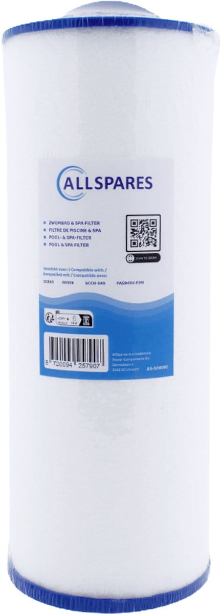 AllSpares Spa Waterfilter SC843 / PP6541 / 4CH-949